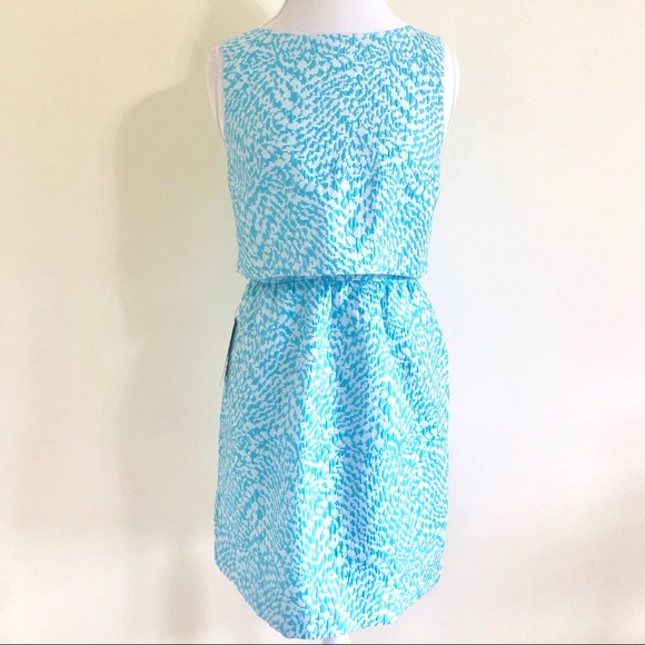 The Limited Dresses & Skirts - NWT The Limited Blue Printed Layered Sheath Dress